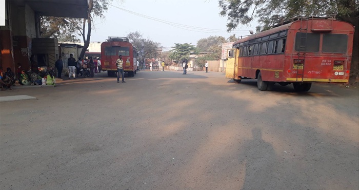 paithan bus stand view